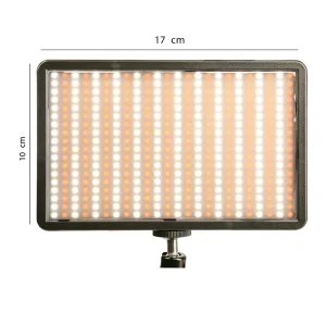نمای روبروی نور LED بستون 432 عددی با ابعاد نوشته شده