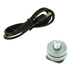 کابل شارژ و پایه اتصال به دوربین نور LED RGB بستون مدل SLA005R