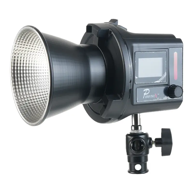 نمای کناری نور LED فوتوکس مدل CL-80Bi با پایه اتصال