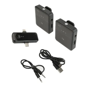 اقلام داخل جعبه میکروفون بی‌سیم دو کاربره مدل SX31