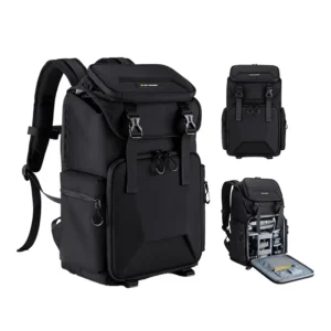 نمای روبرو و داخلی کوله‌پشتی دوربین کی اند اف کانسپت مدل Nature Wander 03