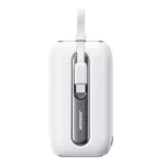 پاور بانک جوی‌روم مدل JR-L012 ظرفیت 10000 میلی‌آمپر‌ساعت رنگ سفید