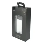 نمای روبروی جعبه پاور بانک کینگ‌ پاور مدل KPG-307 ظرفیت 30000 میلی‌آمپر‌ساعت