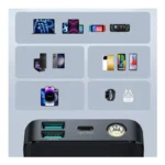 اتصال دستگاه‌های مختلف به پاور بانک جوی‌روم مدل JR-PBF01 ظرفیت 10000 میلی‌آمپر‌ساعت