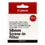 جعبه فیلتر لنز UV سایز 58 میلی‌متری Canon