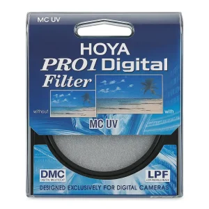 جعبه فیلتر لنز UV کوتینگ‌دار سایز 58 میلی‌متری Hoya مدل PRO1