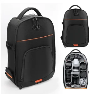 نمای کناری و داخلی کوله‌پشتی دوربین کی اند اف کانسپت مدل Nature Wander 05