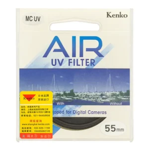 جعبه فیلتر لنز UV کوتینگ‌دار سایز 55 میلی‌متری Kenko