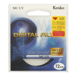 جعبه فیلتر لنز UV کوتینگ‌دار سایز 72 میلی‌متری Kenko