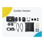 محتویات جعبه میکروفون بی‌سیم هالی‌لند دو کاربره مدل LARK M2 Combo