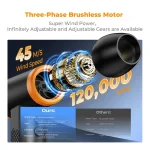 سرعت موتور ایر داستر برقی کی اند اف کانسپت مدل 12 در 1