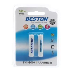 جعبه باتری نیم‌قلمی شارژی بستون مدل HR03 ظرفیت 900 میلی‌آمپر‌ساعت