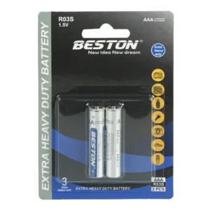 بسته 2 تایی باتری نیم‌قلمی بستون مدل LR03S