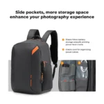 جای کارت حافظه و باتری کوله‌پشتی دوربین کی اند اف کانسپت مدل Nature Wander 09