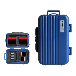 کیس نگهداری کارت حافظه لینکا مدل KH6 رنگ آبی پررنگ