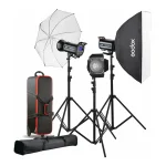 کیت فلاش استودیویی ۳ شاخه گودکس مدل QS300II