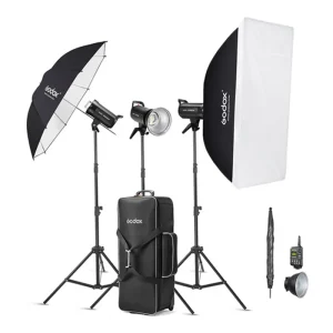 کیت فلاش استودیویی ۳ شاخه گودکس مدل SK300II-V