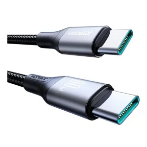 کانکتورهای کابل شارژ سریع USB-C به USB-C جوی‌روم مدل S-A28 طول 1 متر