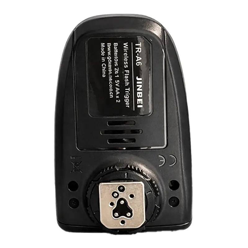 نمای پشتی رادیو تریگر جین‌بی مدل TR-A6 مخصوص دوربین‌های Nikon