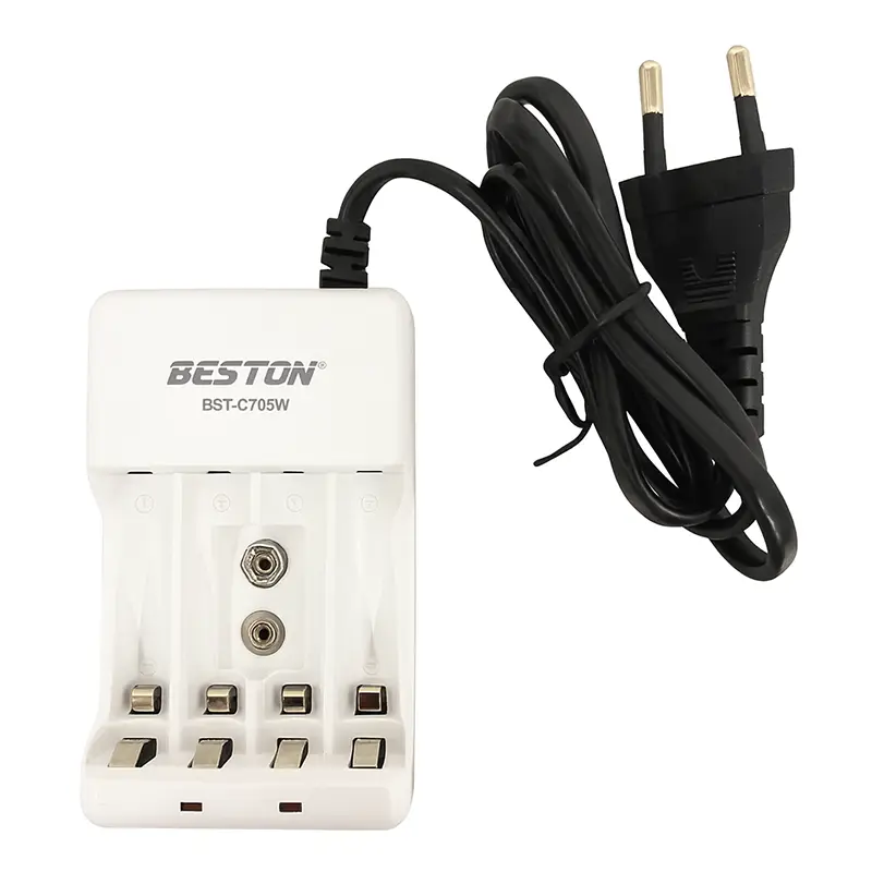 پک باتری شارژی قلمی سی‌.اف‌.ال همراه با شارژر بستون مدل BST-C705W