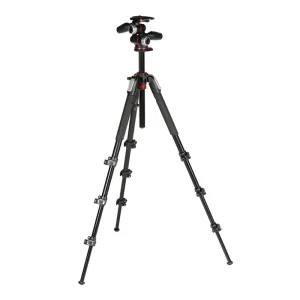 سه‌پایه دوربین مانفرتو مدل MK190XPRO4-3W در حداقل ارتفاع