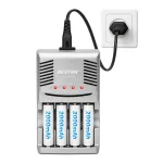 پک باتری شارژی قلمی و شارژر بستون مدل BST-C819W