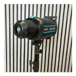 نمای سه‌رخ فلاش استودیویی گودکس مدل QS400II (دست دوم)