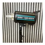 نمای کناری فلاش استودیویی گودکس مدل QS400II (دست دوم)